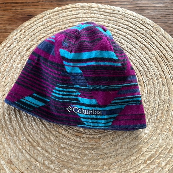 Columbia Knit Youth Beanie Toque Hat Size Small - Picture 3 of 5